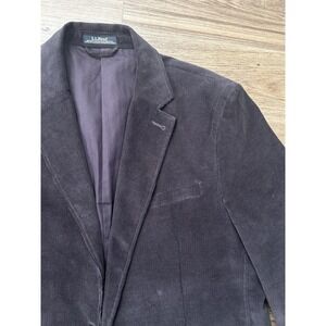 Vintage LL Bean Brown Corduroy Sport Coat Blazer Jacket Men's Size 42 CLASSIC!